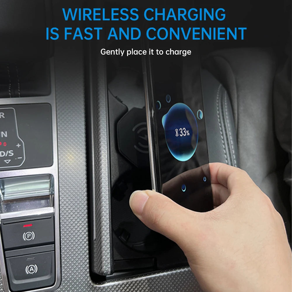 15W Fast Wireless Charger Pad for Audi A6/A7/S6/S7