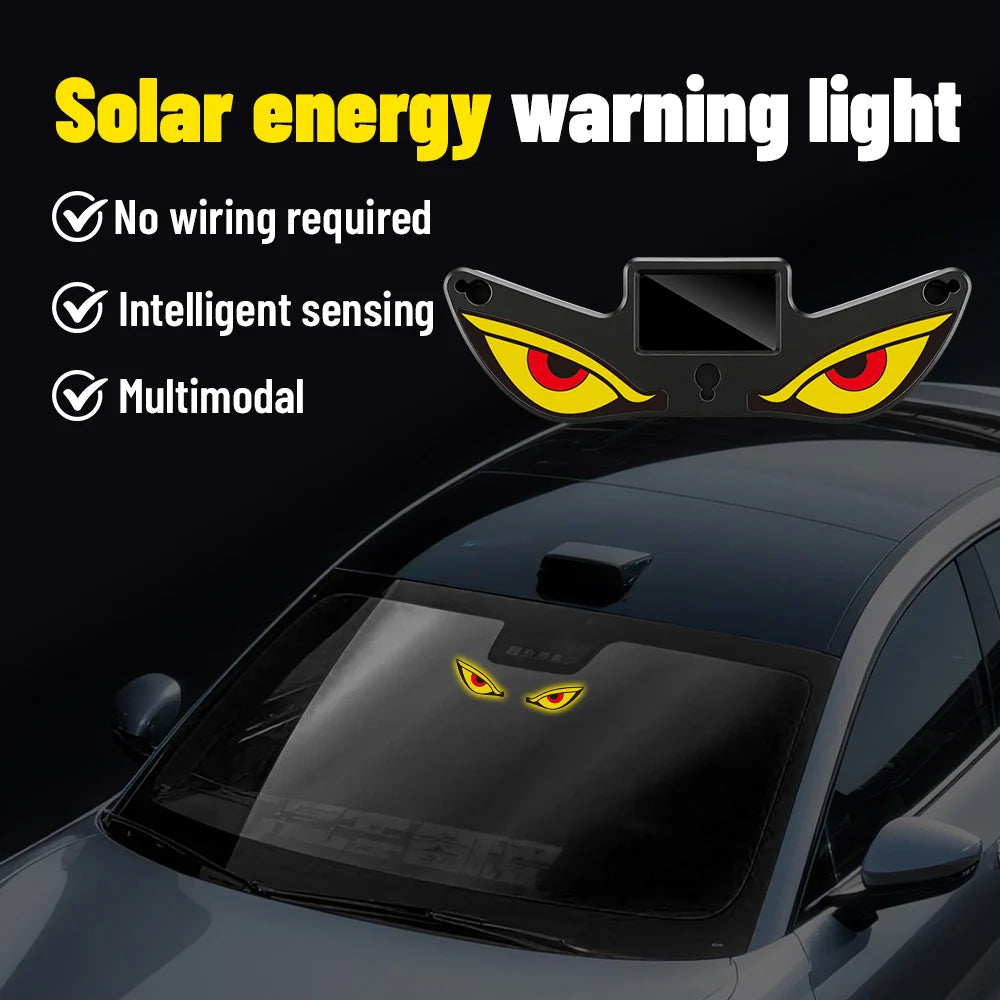 (NOT SOLD TO USA) Monster Eye Solar Antenna Demon Light – Universal Roof Decor – Car Accessories | MotorWorld Marketplace