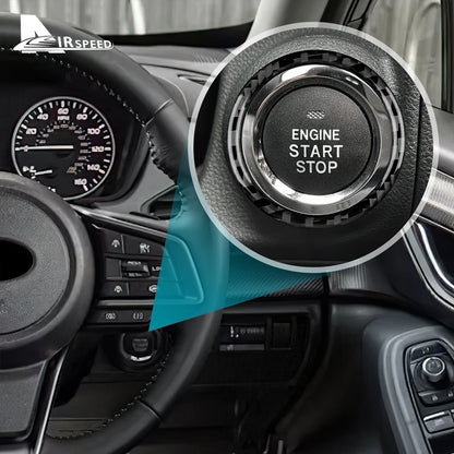 Real Carbon Fiber Start Button Frame for Subaru 2024 RHD – Car Accessories | MotorWorld Marketplace