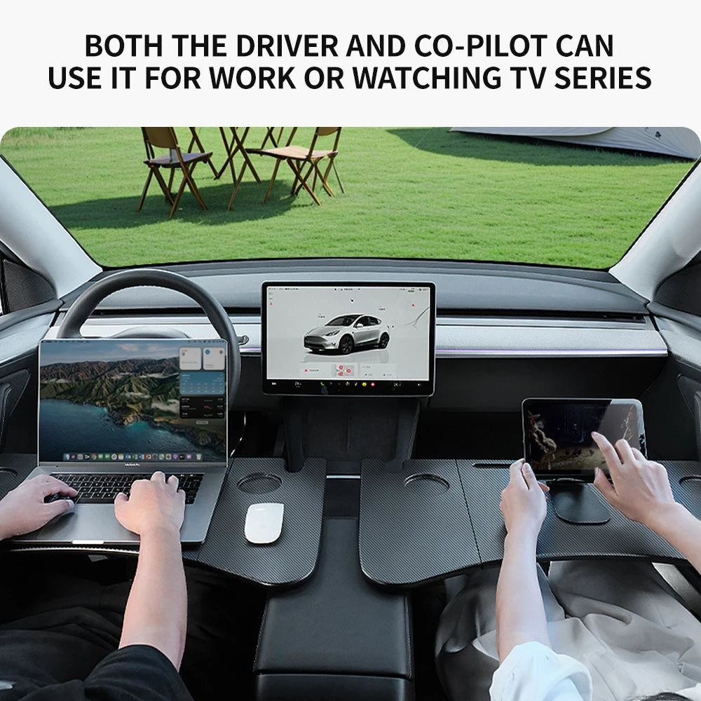 Tesla Model X/S/3/Y 2018-2025 Steering Wheel Desk Tray