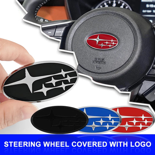 (NOT SOLD TO EUROPE) Subaru Steering Wheel Center Sticker - Forester/Impreza/Outback – Car Accessories | MotorWorld Marketplace