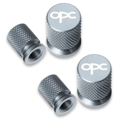 4pcs Opel OPC Tire Valve Caps Waterproof Stem Covers Set
