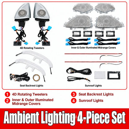6pc Trim Set for Mercedes GLE/GLS W167 X167 2020-2024 Ambient Light 4pc – Car Accessories | MotorWorld Marketplace