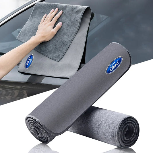 Premium Suede Leather Cleaning Cloth for Ford Models