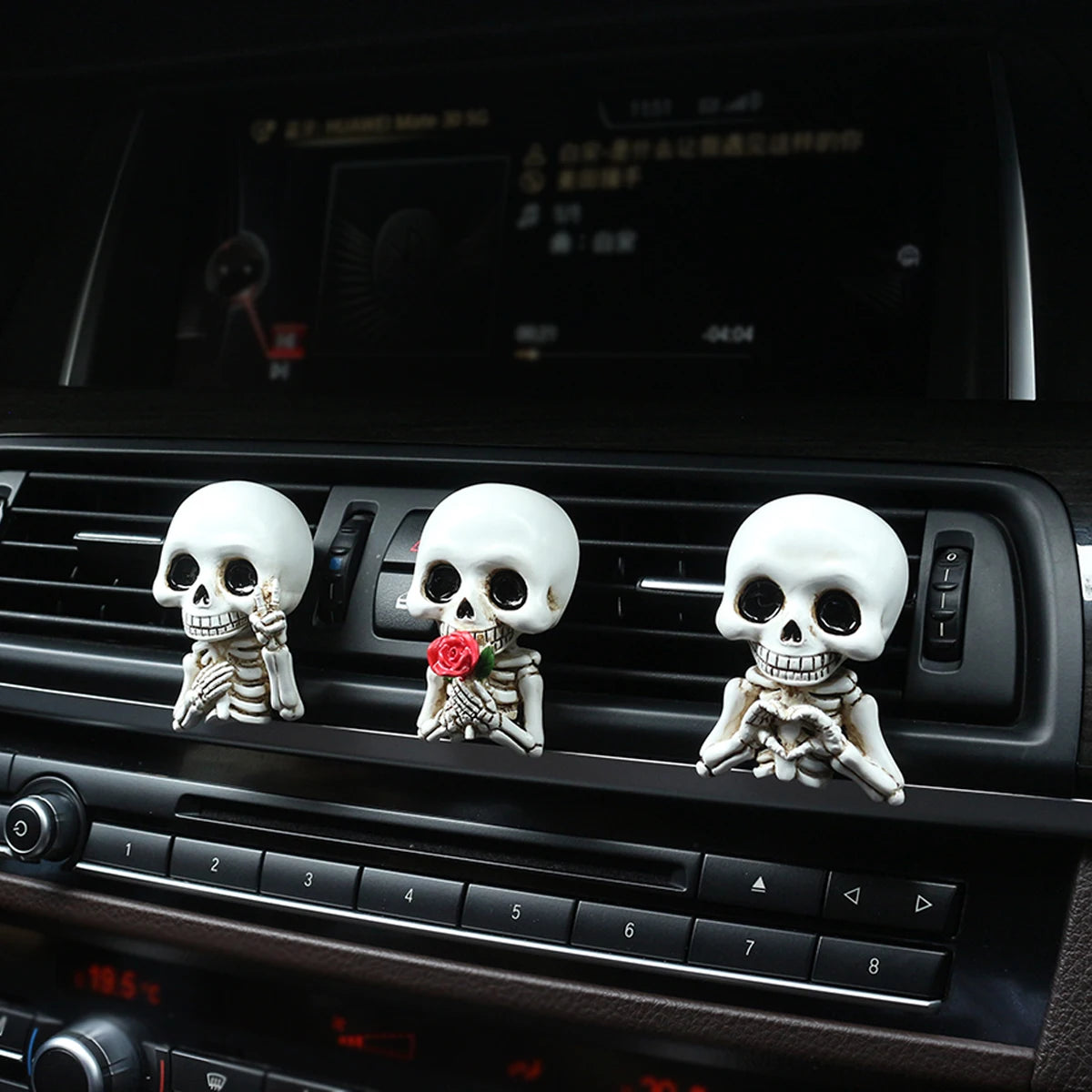 3pcs Skull Hand Car Air Vent Fragrance Clips Halloween Decor – Car Accessories | MotorWorld Marketplace
