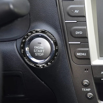 Lexus IS 2006-2012 Carbon Fiber Start Stop Button Cover