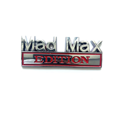 MAD MAX EDITION Metal Car Logo Emblem – Pro Grade Decal silver red 1pc – Car Accessories | MotorWorld Marketplace