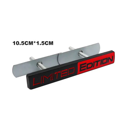 Universal Limited Edition Metal Emblem Badge