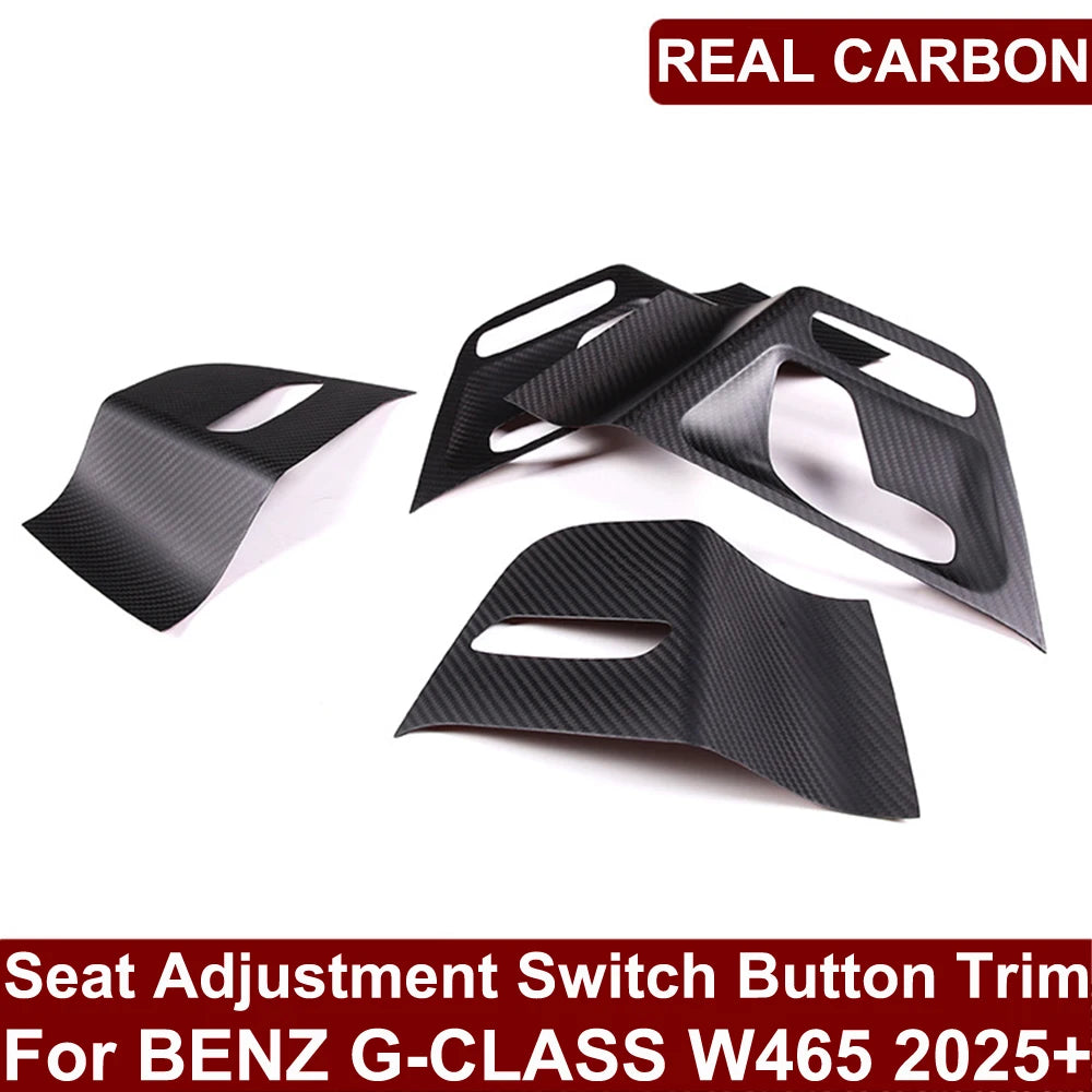 (NOT SOLD TO USA) Real Carbon Fiber Seat Switch Trim for G-Class W465 2025+ – Car Accessories | MotorWorld Marketplace