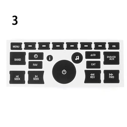 GMC Radio & A/C Button Repair Stickers - Pro Fit