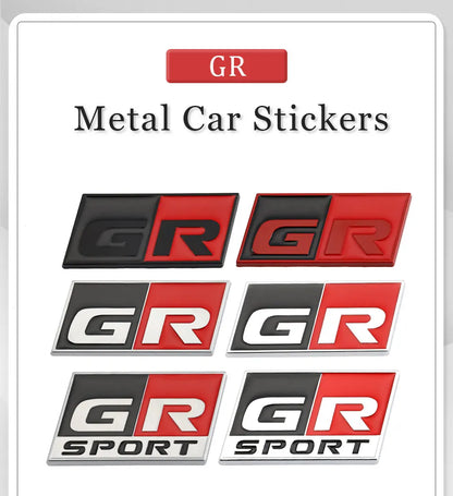 GR Sport Hood Grille Emblem Badge for Toyota/Lexus