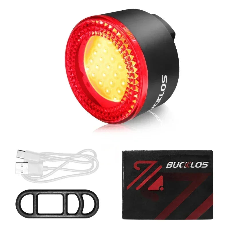 BUCKLOS LED Bike Light Set, Rechargeable COB Front & Rear M1-Red-400mAh – Car Accessories | MotorWorld Marketplace