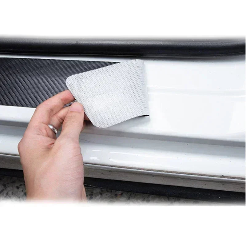 Protection de seuil de porte en fibre de carbone pour Ford F150 2023