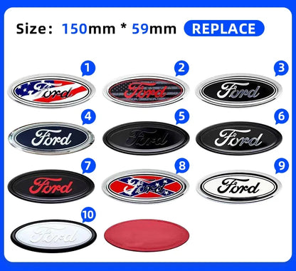 Ford Emblem Badge Logo 58 (2")–224mm (9")