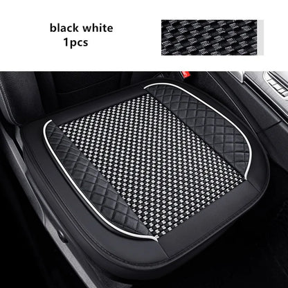 Housse de siège auto universelle en cuir PU, soie glacée, antidérapante, de luxe