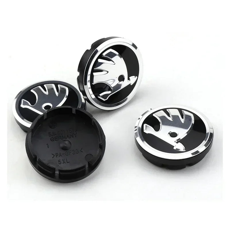 Skoda Wheel Center Hub Caps Logo – All Models