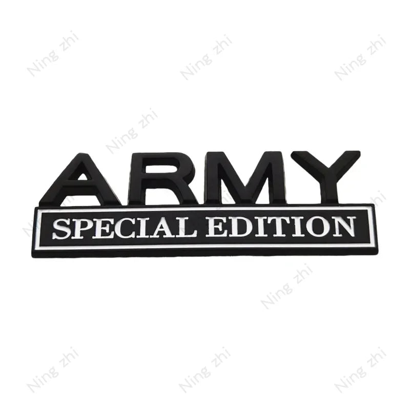 ARMY SPECIAL EDITION 3D Chrome Emblem Badge – Pro Styling – Car Accessories | MotorWorld Marketplace