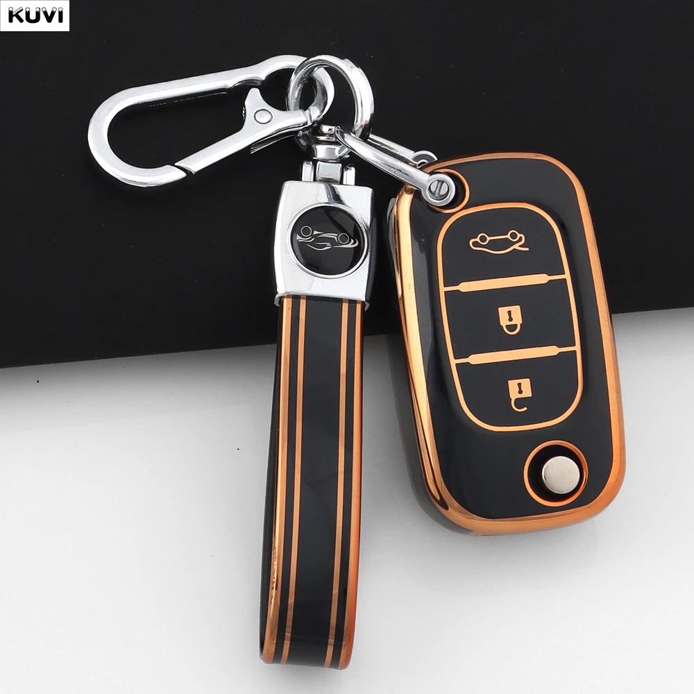 TPU Key Case for Renault, LADA—Durable Fob Cover