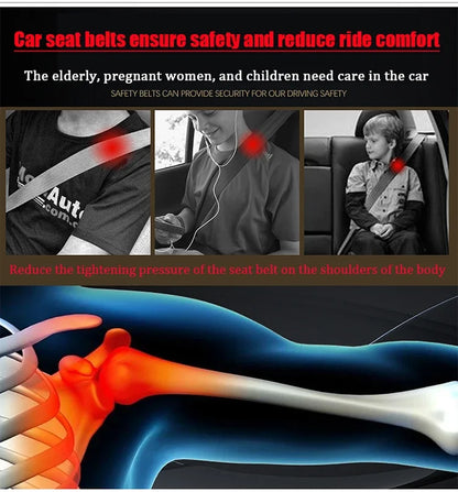 Ford STLine ST Cowhide Leather Seat Belt Cover – Premium Protector