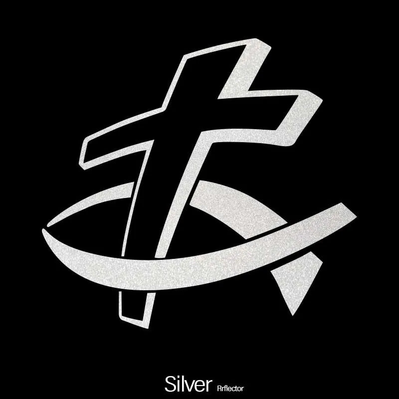 Christian Fish Cross Car Sticker – Waterproof Auto Decal