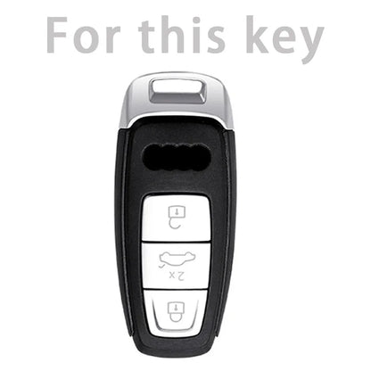 Audi TPU Key Fob Cover Case for Q8 RSQ8 A6 A7 RS6 RS7 S6
