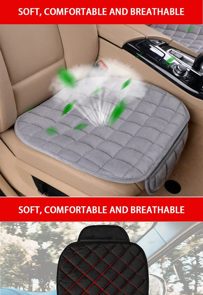 Soft Plush Car Seat Cover Universal Anti-Slip for SUV/Sedan