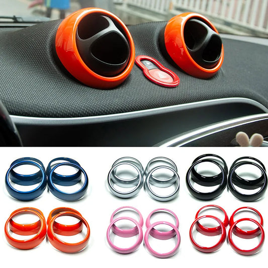 Cache de ventilation de tableau de bord pour Smart 453 Fortwo Forfour