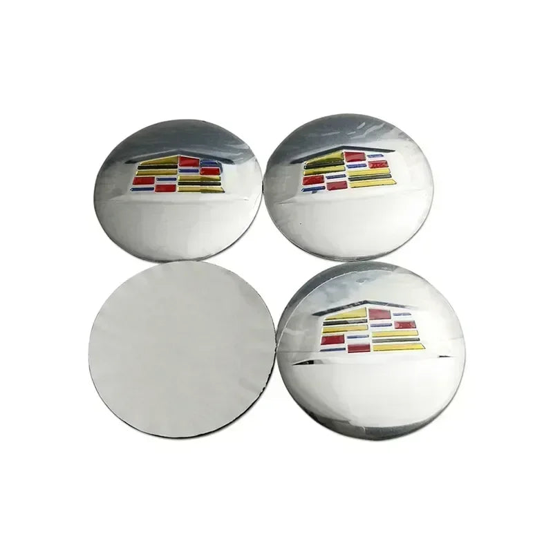 (NOT SOLD TO USA) 4pcs 56mm Cadillac Wheel Center Hub Badges – Pro Fit – Car Accessories | MotorWorld Marketplace