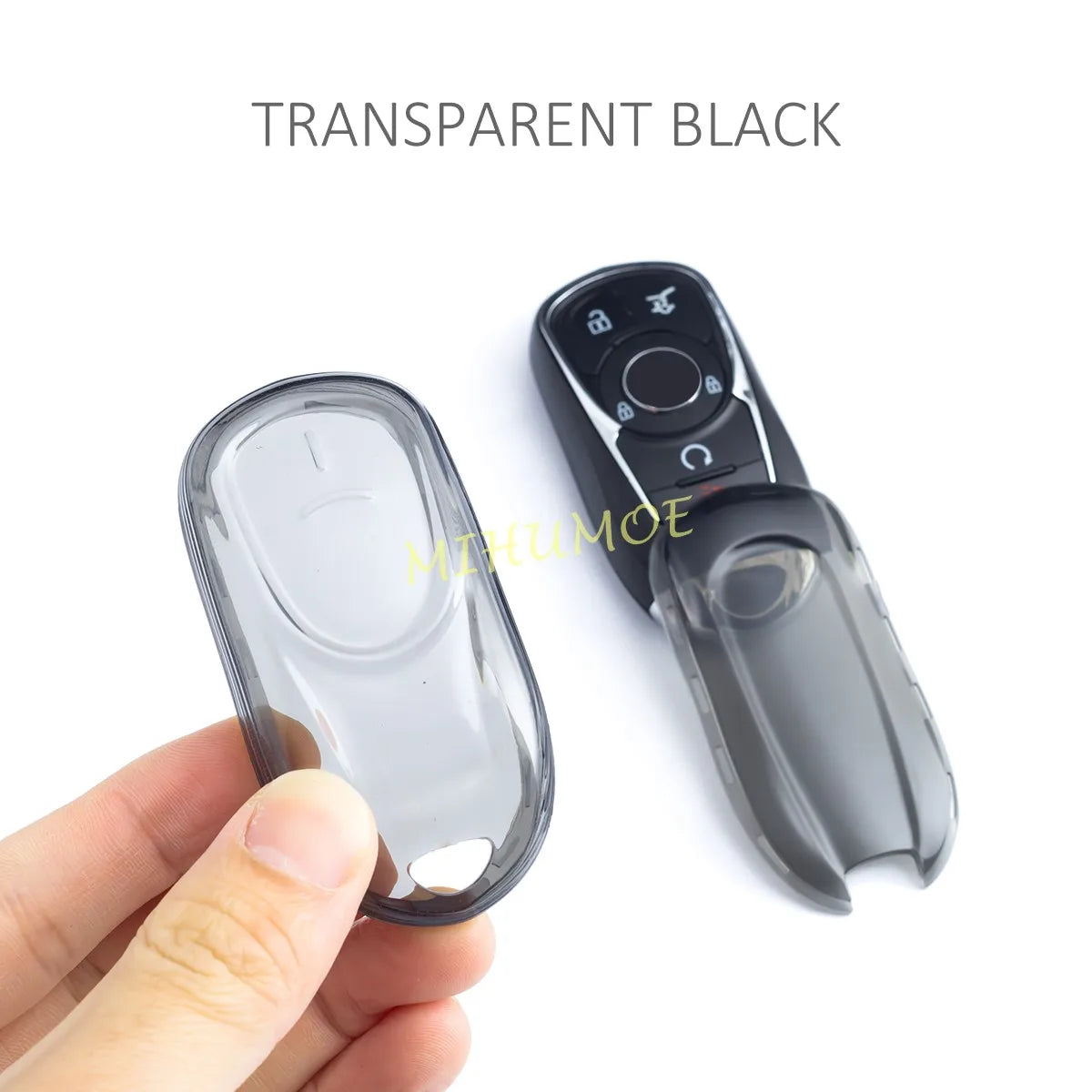 Cache-clé transparent pour Buick Enclave, Encore, GX, noir