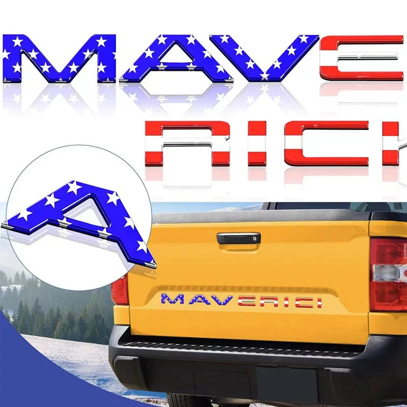 Ford Maverick Tremor Rear Trunk English Letter Emblem Decal
