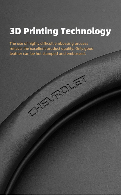Housse de volant en daim et fibre de carbone pour Chevrolet Cruze Bolt