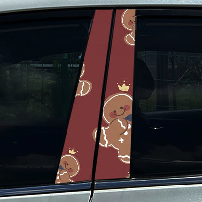 Christmas Tree B-Pillar Decal | Scratch Cover, Waterproof