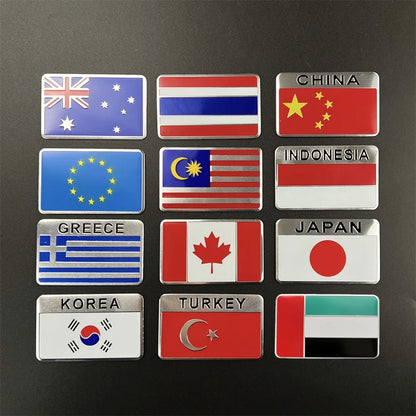Premium National Flag Stickers, Exalt