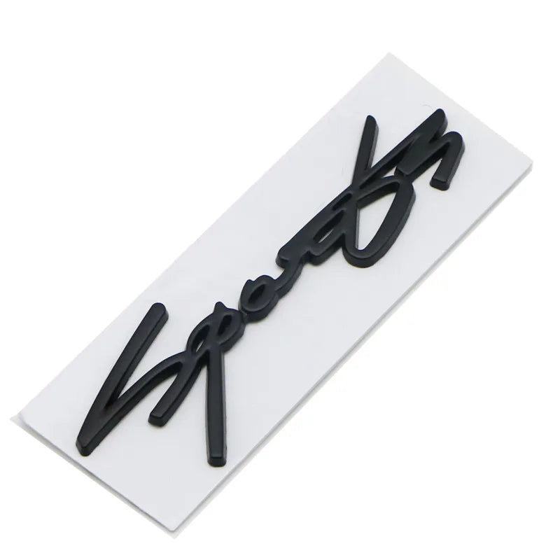 Universal 3D Metal SPORTS Emblem Badge Decal