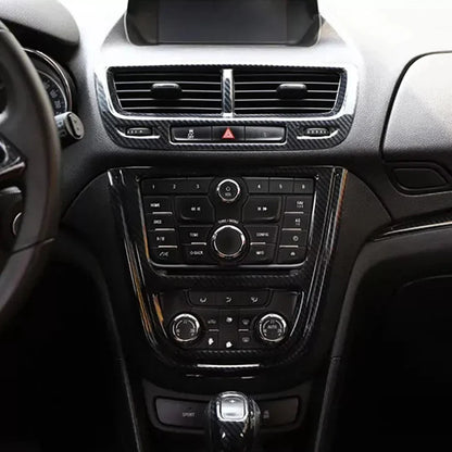 Carbon Fiber Console Panel Cover for Buick Encore 2013-2015