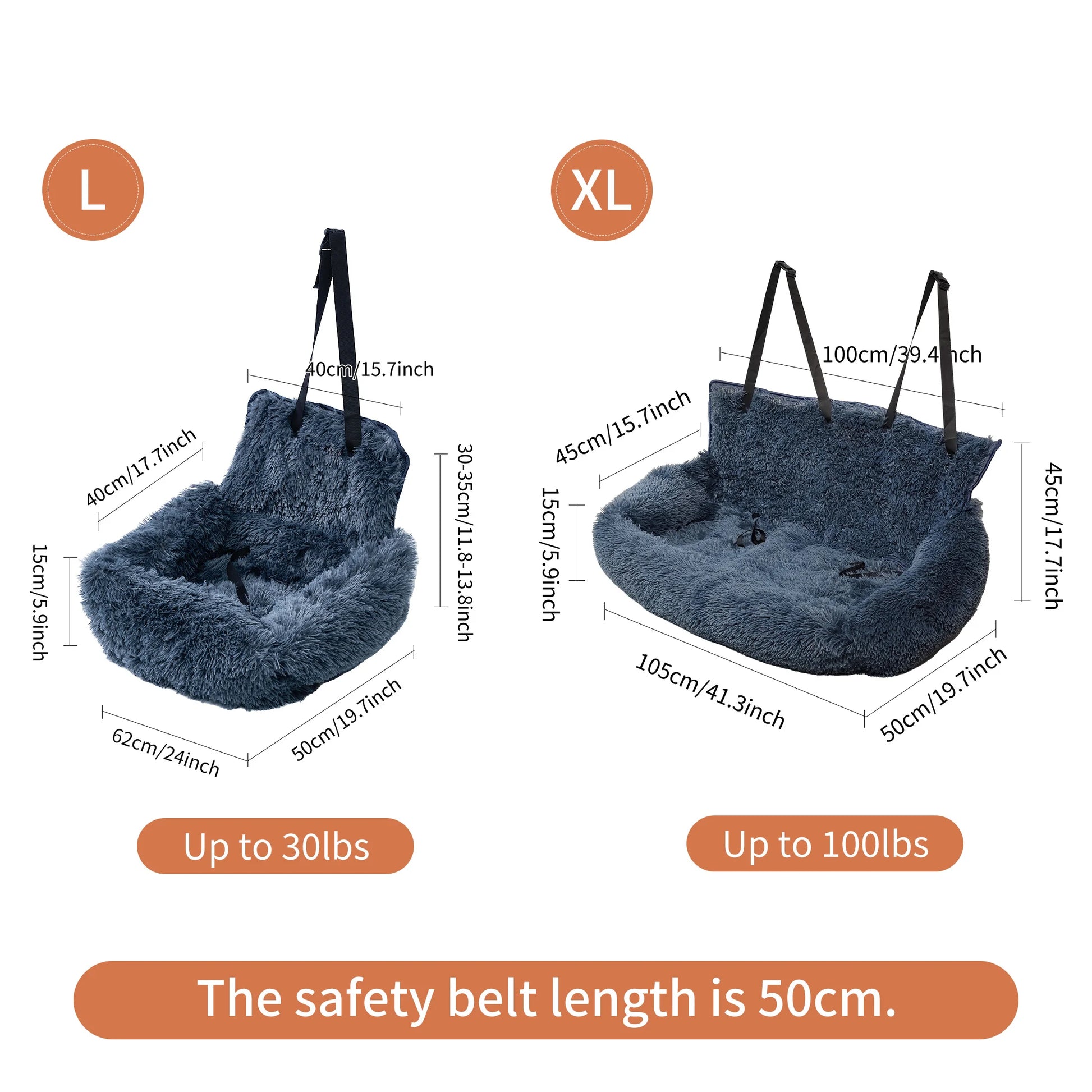 Large Dog Car Seat Sofa, Dual Back Seat, Washable Safety – Car Accessories | MotorWorld Marketplace