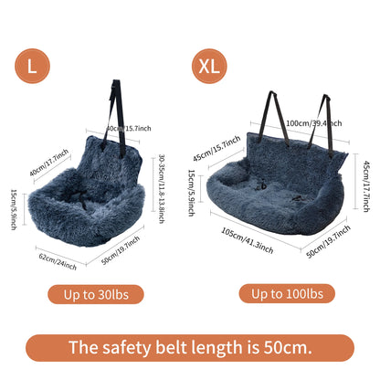 Large Dog Car Seat Sofa, Dual Back Seat, Washable Safety – Car Accessories | MotorWorld Marketplace