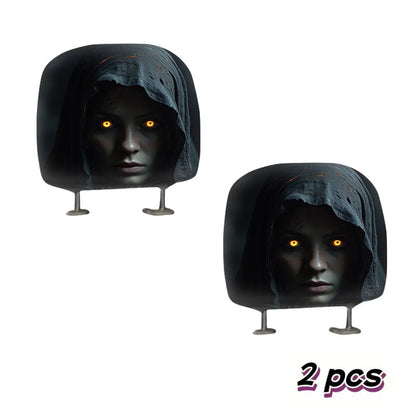2pcs Universal Horror Face Car Headrest Covers, Dustproof B-02 – Car Accessories | MotorWorld Marketplace