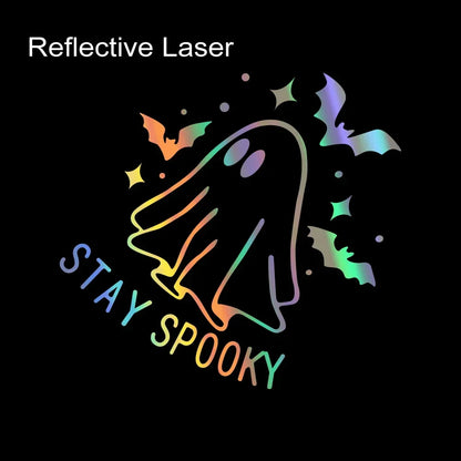 Reflective Waterproof Halloween Bat Ghost Car Vinyl Decal Laser – Car Accessories | MotorWorld Marketplace