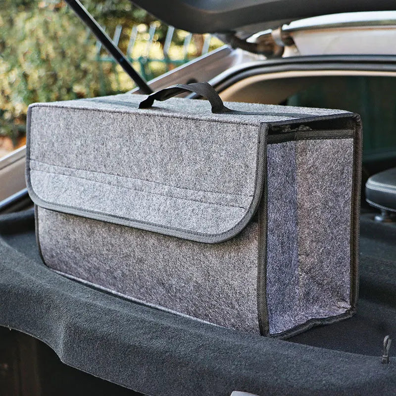 Large Felt Anti-Slip Car Trunk Organizer – Pro Storage Box – Car Accessories | MotorWorld Marketplace