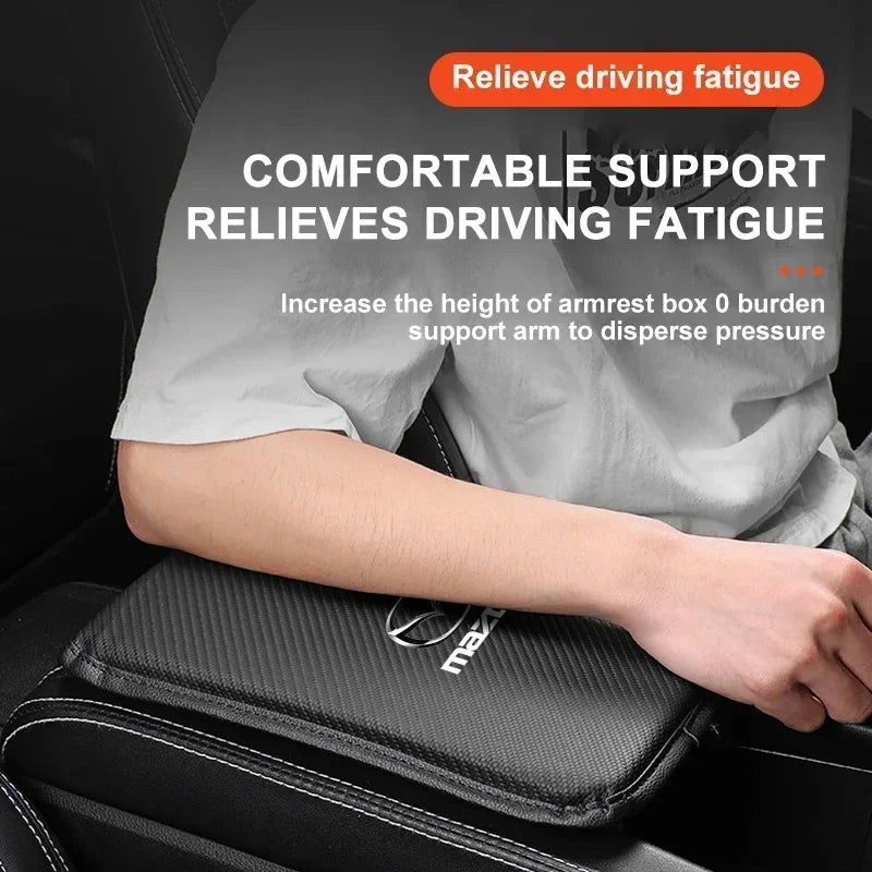 Premium Armrest Console Cover Pad for Mazda 2 3 5 CX-5 CX7