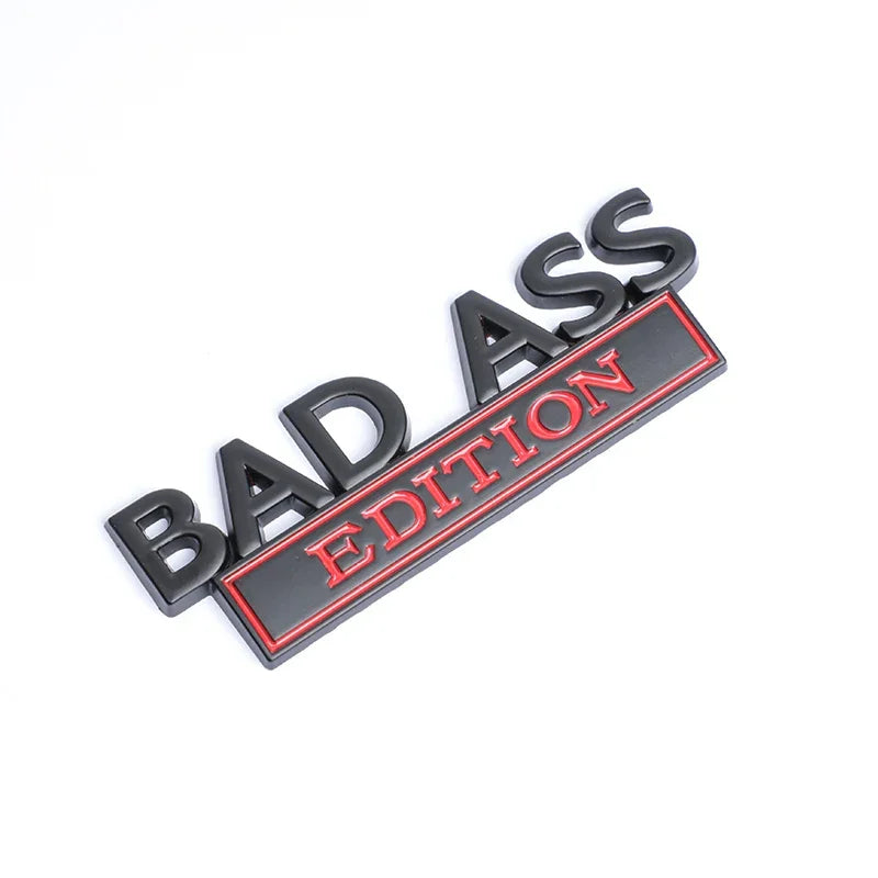 BAD ASS Edition 3D Fender Badge Emblem for Car/Truck/Moto – Car Accessories | MotorWorld Marketplace