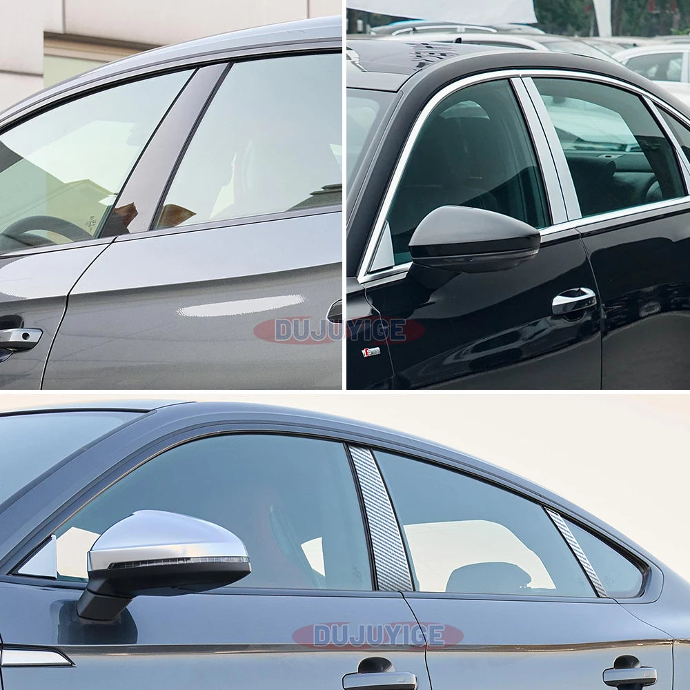 Garniture de montant avant en fibre de carbone pour Chrysler 300C 2004-2010
