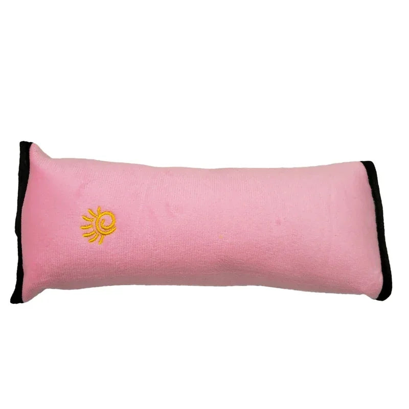 Car Seatbelt Pillow Cover—Child Safety Travel Cushion Pink – Car Accessories | MotorWorld Marketplace