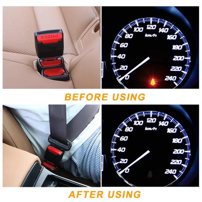 Rallonge de ceinture de sécurité pour voiture - Clip de boucle de sécurité robuste