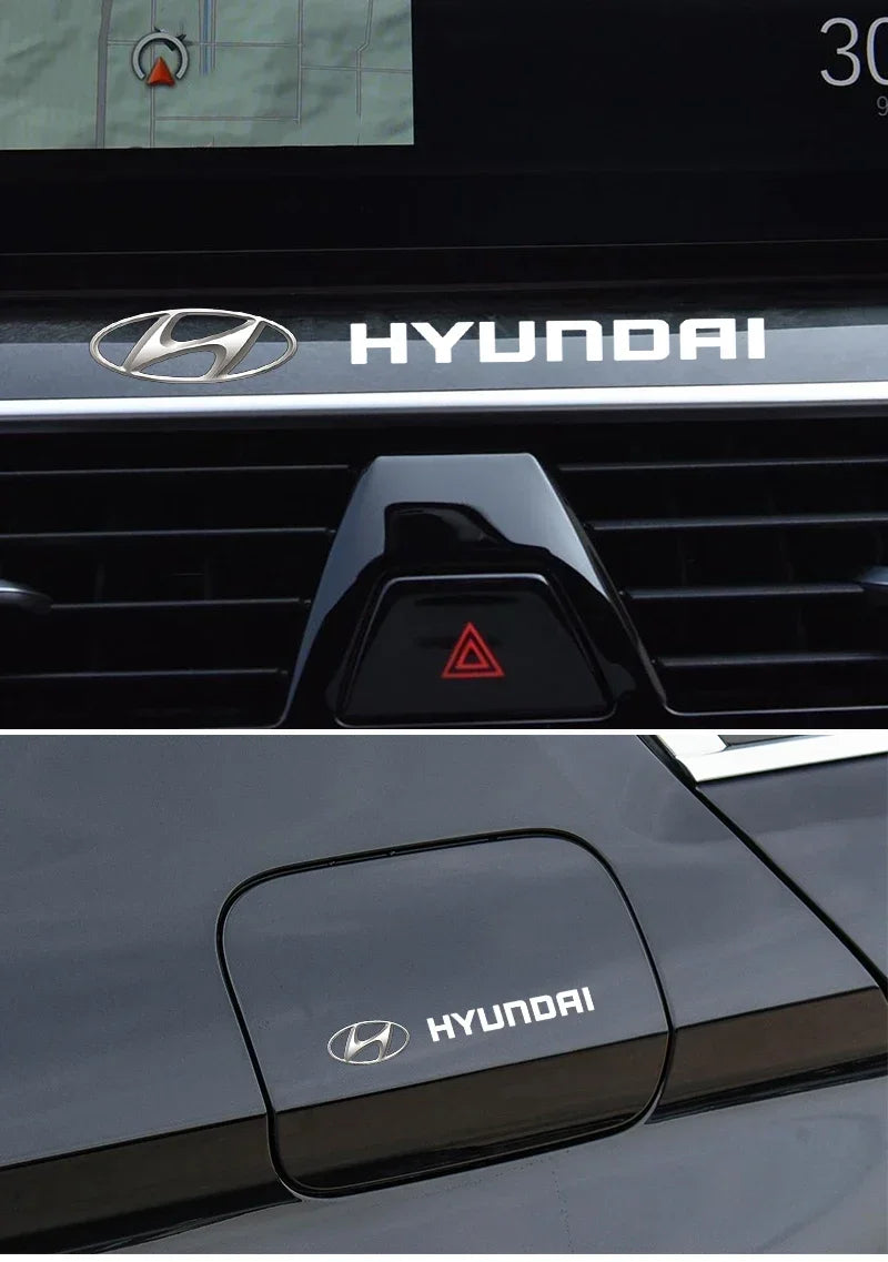 Heat-Resistant Brake Caliper Badge Stickers for Hyundai