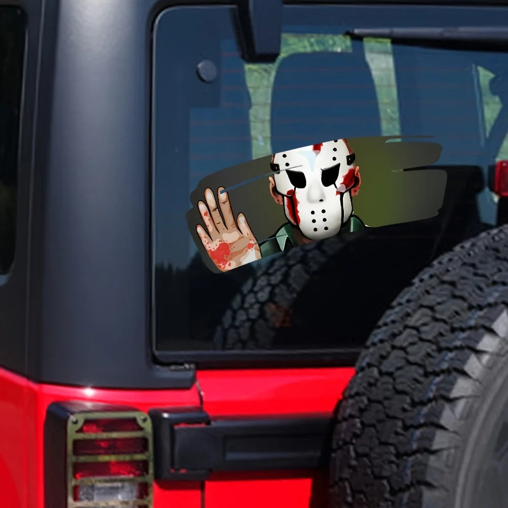 Halloween 3D Peeping Car Sticker Waterproof Auto Window Decor – Car Accessories | MotorWorld Marketplace