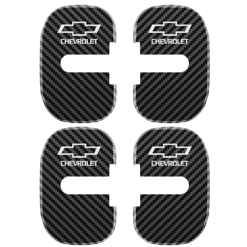 4PCS Door Lock Buckle Covers for Chevrolet, Durable Protection