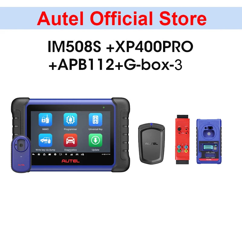 Autel MaxiIM IM508S PRO Key Programmer & OBD2 Scanner XP400PRO IM508SPROGBOX3APB112 – Car Accessories | MotorWorld Marketplace