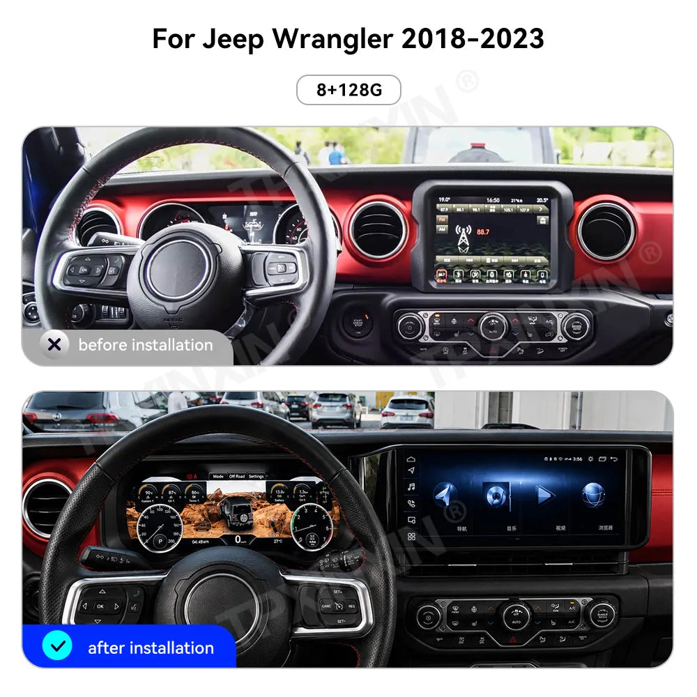 Jeep Wrangler JL 2018-23 24.6" Android GPS Head Unit – Car Accessories | MotorWorld Marketplace